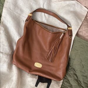 Michael Kors Tan Leather Hobo Bag